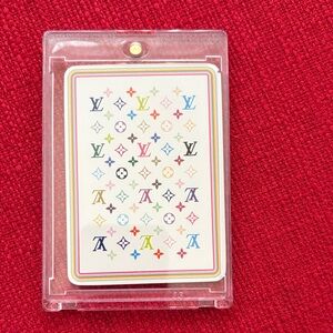 Authentic murakami Louis Vuitton playing card collector item 5 ♥️ heart